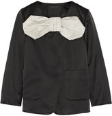 Thumbnail for your product : Marc Jacobs Bow-embellished duchesse-satin jacket