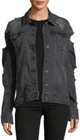 Thumbnail for your product : True Religion Danni Destroyed Denim Jacket