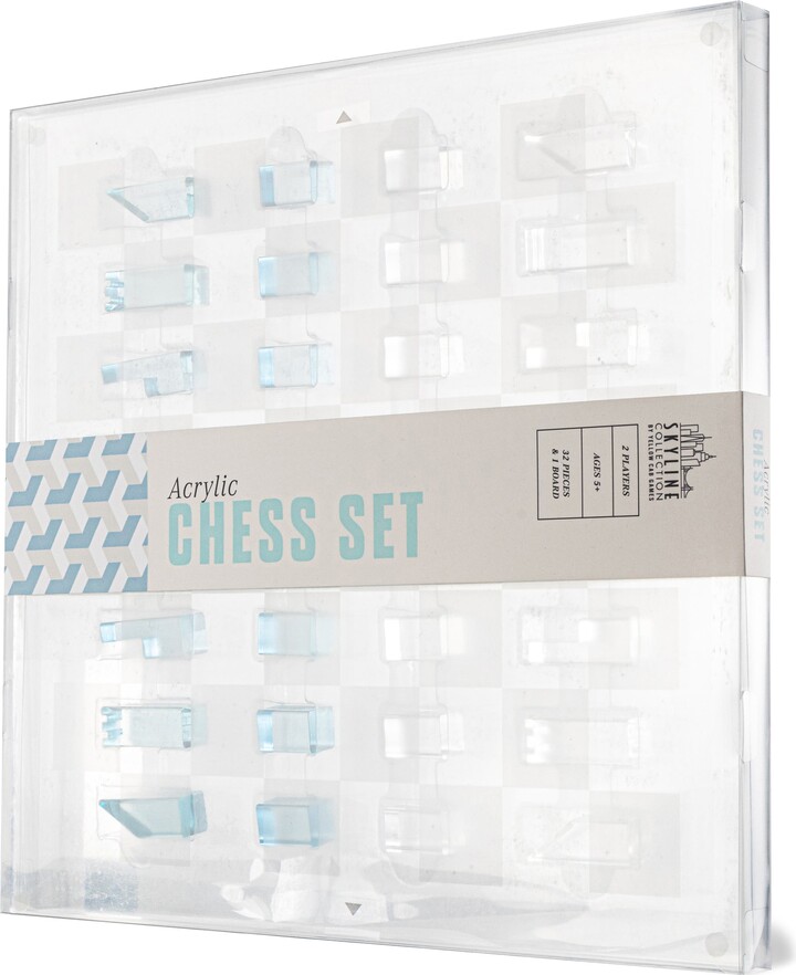 Core Home Clear Acrylic Chess Set