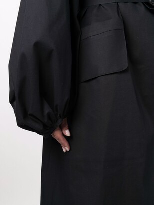 Cecilie Bahnsen Puff-Sleeve Belted Coat