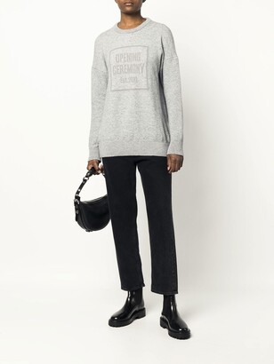 Opening Ceremony Logo-Print Knitted Jumper