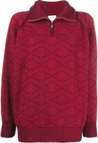 Thumbnail for your product : Barrie Half-Zip Cashmere Jumper