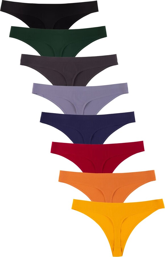 Seasment Women's G-Strings Thong Panties Seamless Underwear