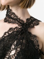 Thumbnail for your product : Ermanno Scervino Lace Asymmetric-Neck Dress