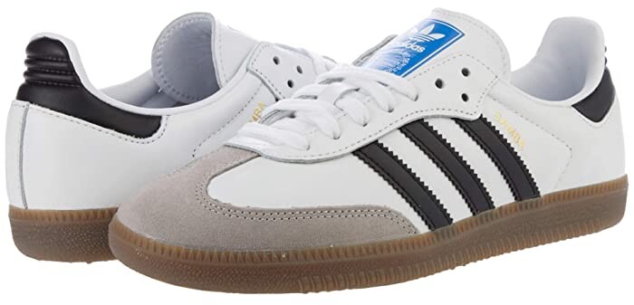 white samba shoes