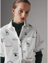 Thumbnail for your product : Burberry Short-sleeve Archive Logo Print Shirt