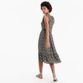Thumbnail for your product : J.Crew Petite Mercantile cap-sleeve midi dress in superbloom