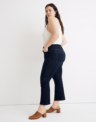 Madewell Petite Curvy Cali Demi-Boot Jeans in Larkspur Wash: TENCELTM Denim Edition