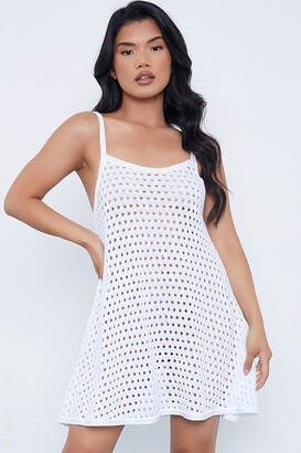 petite white sundress