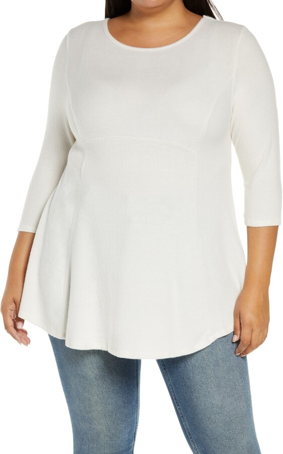 Plus Size Babydoll Tops | Shop the world's largest collection of fashion |  ShopStyle