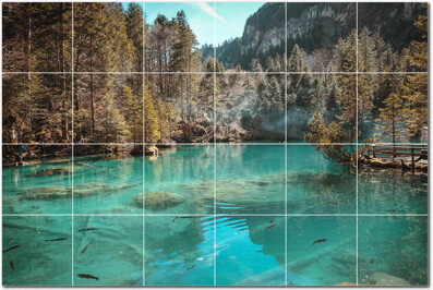 Picture-Tiles.com Lakes Photo 6 x 6