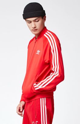 adidas Superstar Red & White Track Jacket