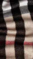 Thumbnail for your product : Burberry Cashmere And Merino Wool Check Scarf