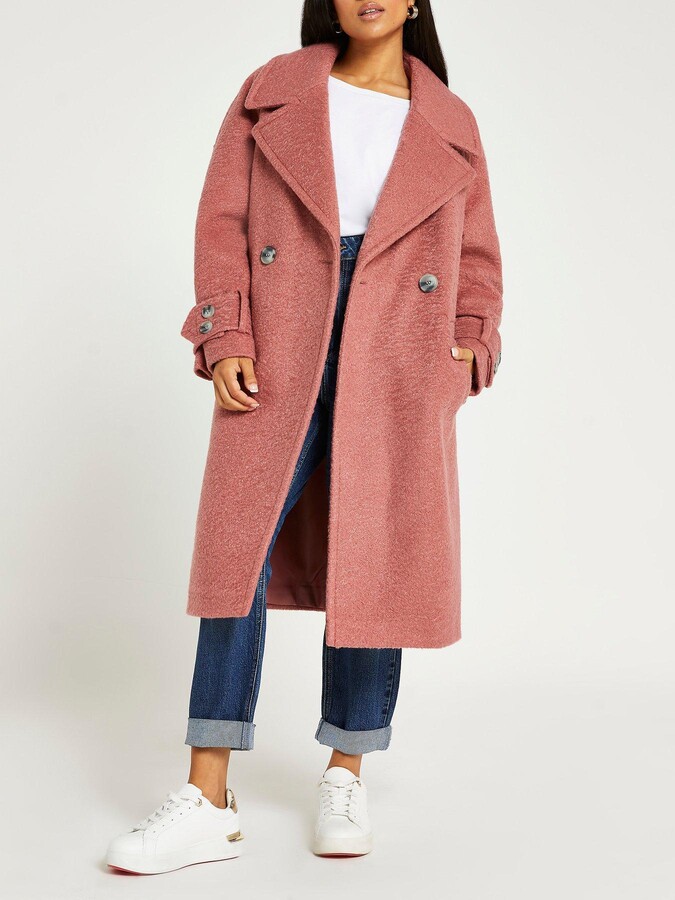 petite pink coat