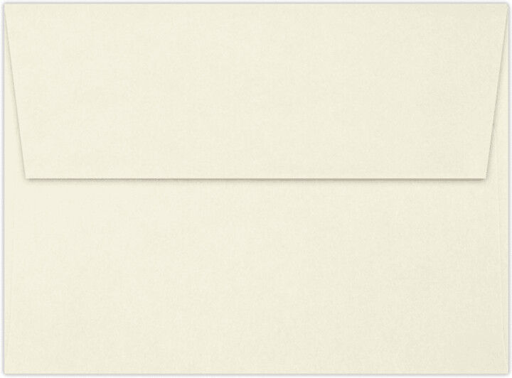 LUXPaper A6 Invitation Envelopes, 4 3/4 x 6 1/2, 70 lb. Classic Crest Natural White, 50 Pack