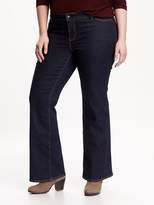 Thumbnail for your product : Old Navy Women's Plus Smooth & Slim Mid-Rise Boot-Cut Jeans