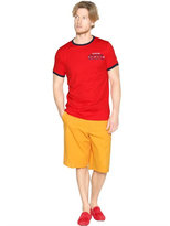 Thumbnail for your product : Paul & Shark Embroidered Cotton Jersey T-Shirt