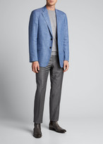 Suit Men Double Buttons Wool - ShopStyle