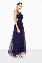Thumbnail for your product : Little Mistress Katie Jewel Waist Maxi Prom Dress