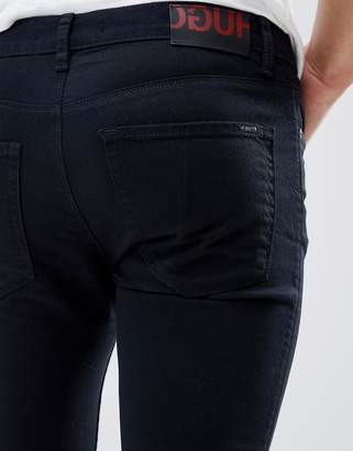 HUGO Skinny Fit Stretch Jeans In Black