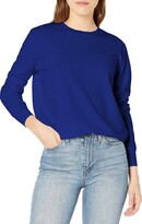 Thumbnail for your product : QUALFORT Women's Jumper Crew Neck Long Sleeve Lightweight Sweater Pullover Black Small