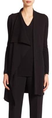 Akris Architecture Collection Long Wool Cardigan