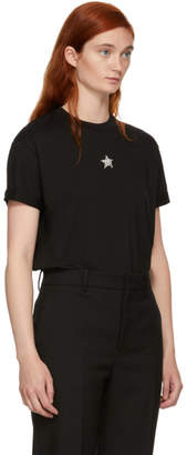 Stella McCartney Black Crystal Mini Star T-Shirt