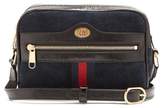 Thumbnail for your product : Gucci Ophidia Mini Suede Cross-body Bag - Womens - Navy
