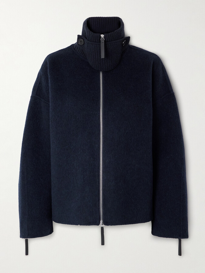 Proenza Schouler White Label Carina Wool-blend Jacket - Blue