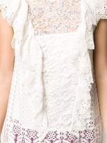 Thumbnail for your product : Essentiel Antwerp Vala embellished lace blouse