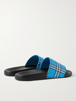 Thumbnail for your product : Burberry Checked Rubber Slides