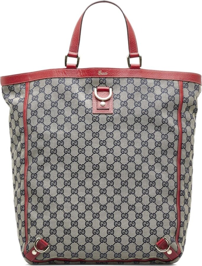 Gucci Pre-owned GG Canvas Abbey D-Ring Tote Bag