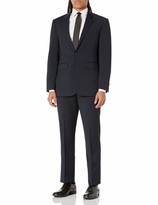 Thumbnail for your product : Louis Raphael Men's Two Button Side Vent Flat Front Slim Fit Suit