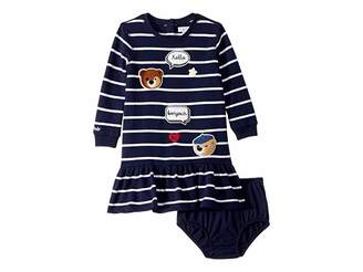 Ralph Lauren Baby Striped Patch Dress (Infant)