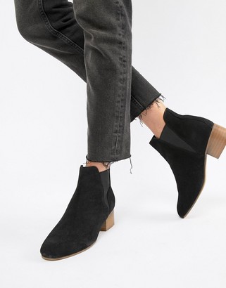 ASOS DESIGN Resist suede ankle boots