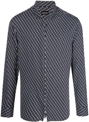 Giorgio Armani Printed Long-Sleeve Shirt