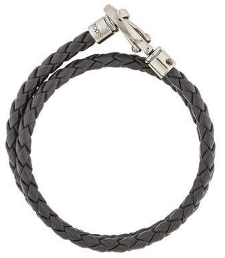 Tod's Leather Wrap Bracelet