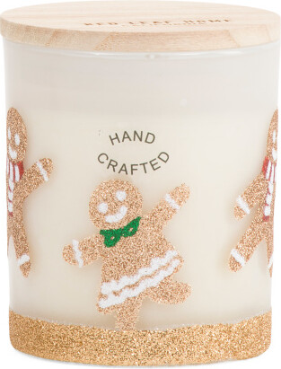 TJMAXX 11Oz Puffy Gingerbread Man Candle