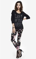 Thumbnail for your product : Express Rose Print Sexy Stretch Legging