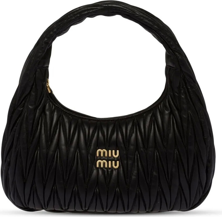 Miu Miu Wander matelassé shoulder bag