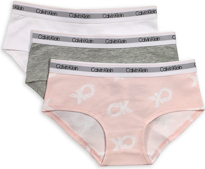 Calvin Klein Girls' White Underwear & Socks