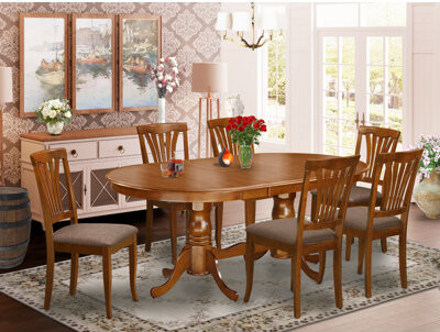 Ruhlman 6 - Person Butterfly Leaf Rubberwood Solid Wood Dining Set
