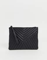 black quilted designer bag