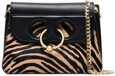 Thumbnail for your product : J.W.Anderson black mini Pierce zebra ponyskin cross-body bag