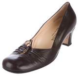 Thumbnail for your product : Taryn Rose Leather Square-Toe Pumps