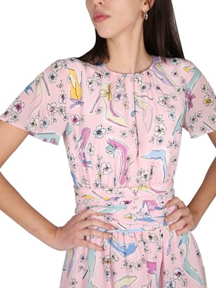 【関税&送料込】Boutique Moschino Heels And Flowers Dress Boutique Moschino 