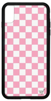 Wildflower Cases Pink Checkers iPhone Xs Max Case