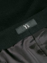 Thumbnail for your product : Yohji Yamamoto Pre-Owned Funnel Neck Off-Centre Fastening Coat
