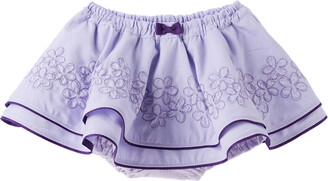 Anna Sui SSENSE Exclusive Baby Purple Floral Skirt