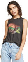 Thumbnail for your product : Chaser Gauzy Cotton Cropped High Low Muscle Tank
